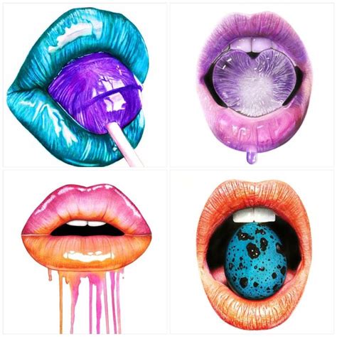 Jasmin Ekström Mixed lip drawings | Lips drawing, Lip drawing, Color pencil art