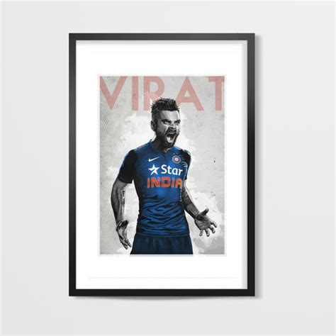 Virat Kohli Poster Wall Art| Buy High-Quality Posters and Framed Posters Online - All in One ...