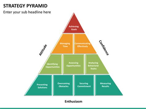 Strategy Pyramid PowerPoint Template | SketchBubble