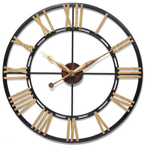 Oversized & Giant Metal Wall Clocks