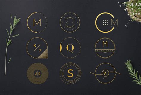 Minimalistic Circle Logo | Circle logo design, Design studio logo, Logo design set