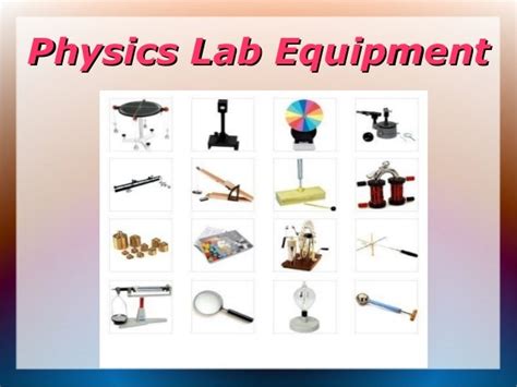 Physics Lab Equipment and Its Type