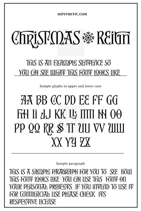 FREE Christmas Fonts for Cards - Hipsthetic