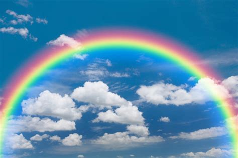 Rainbow Sky Background