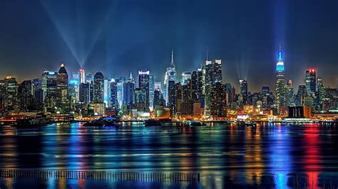 HD wallpaper: manhattan, city, cityscape, skyline, urban, skyscraper, architecture | Wallpaper Flare