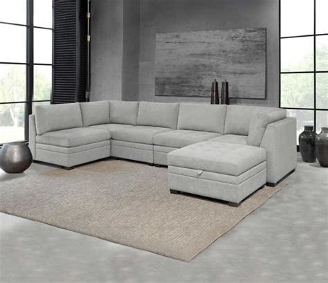 Rosehill Direct - Thomasville® Tisdale Modern 6-piece Modular Fabric Sectional