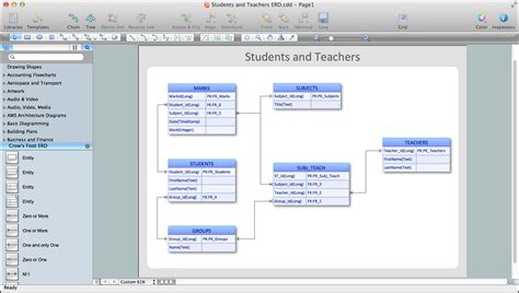 Er Diagram Word Template | ERModelExample.com