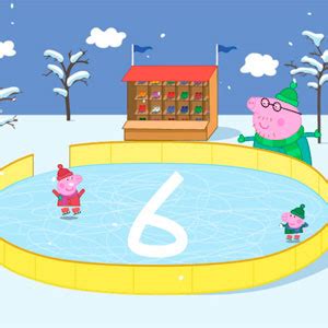 Peppa Pig Ice Skating game play free online