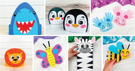 100+ Best Animal Crafts For Kids [With Templates] - Simple Everyday Mom