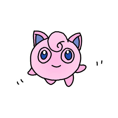 How to Draw Jigglypuff from Pokemon - Step by Step Easy Drawing Guides - Drawing Howtos