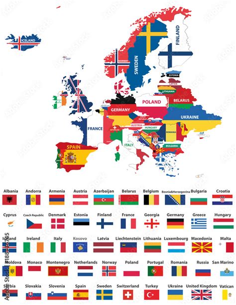 Flags Of European Countries