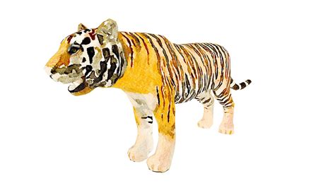 Tiger Illustration - 3D model by josluat91 [0c67bc6] - Sketchfab