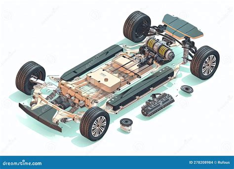 Modern Electric Car Chassis Design Battery Modular Platform Skateboard Module Pack Board with ...