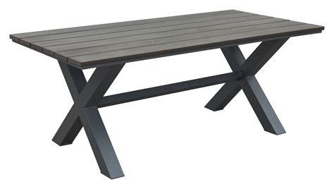 Zuo Modern 703817 Bodega 73" Long Faux Wood Outdoor Dining Table - Walmart.com - Walmart.com