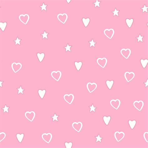 Simple hearts shapes seamless pattern on pink background. Valentines Day wallpaper. 14 february ...