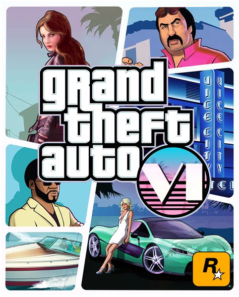 My concept for the GTA 6 cover art and logo : r/GTA6