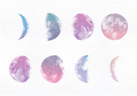 Vector Moon Phases - Download Free Vector Art, Stock Graphics & Images