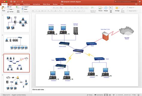 Create PowerPoint Presentation with a Network Diagram | ConceptDraw HelpDesk