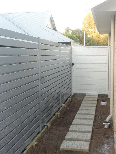 Coloured Aluminium Slat Fencing Perth & Joondalup