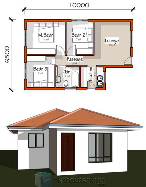 Simple 4 Room House Plan Pictures - bestroom.one