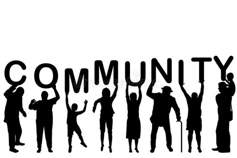 Community Service Clip Art Black And White