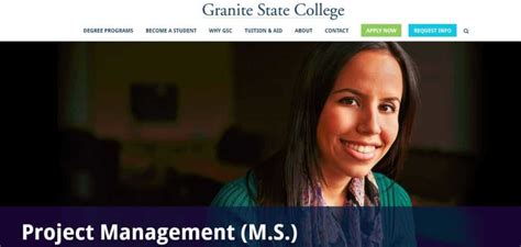 Granite State College, Online Master of Science in Project Management in 2024 - Reviews ...