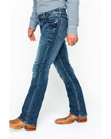 Wrangler Men's Layton Retro Slim Fit Boot Cut Jeans - Country Outfitter