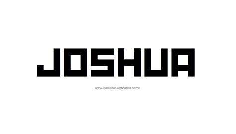 Joshua Name Tattoo Designs