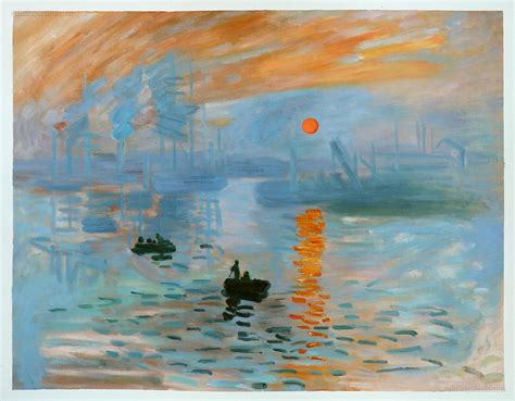 Impression Sunrise - Claude Monet Paintings