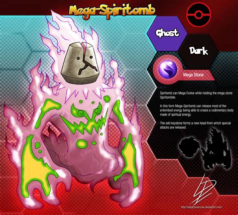 Mega-Spiritomb Pokemon fan evolution concept by xXLightsourceXx on DeviantArt