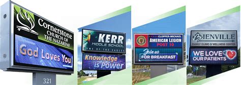 Outdoor LED Signs & Electronic Signs for Churches, Schools & More | Stewart Signs