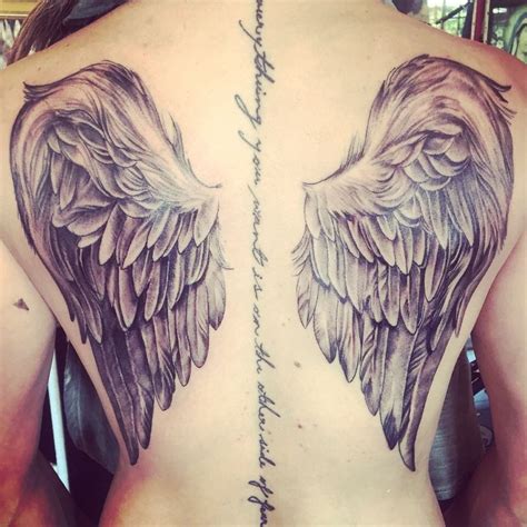 Angel Wings Tattoo For Girls