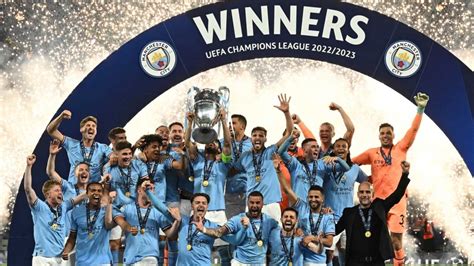 Man City win first Champions League trophy - SolaceBase