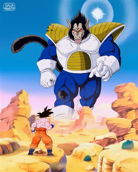 Goku Vs Vegeta Ozaru by salvamakoto on DeviantArt