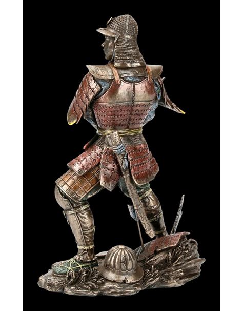 Japanese Samurai bronzed statue Veronese Design | Boutique Trukado - Boutique Trukado