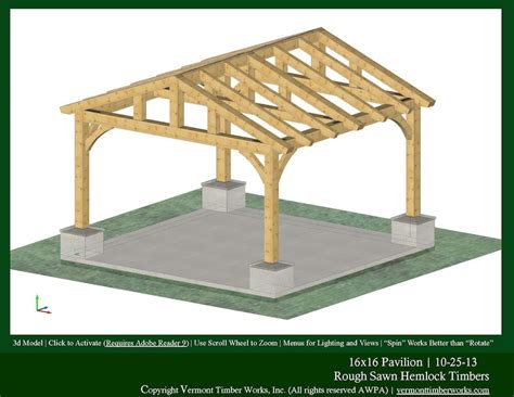 Do You Have Plans For A Simple Pavilion I Can Build Myself? – Vermont Timber Works