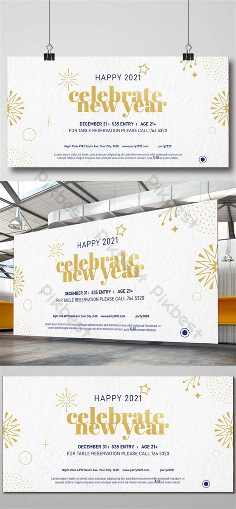 Celebrate New Year Banner Design Template | PSD Free Download - Pikbest