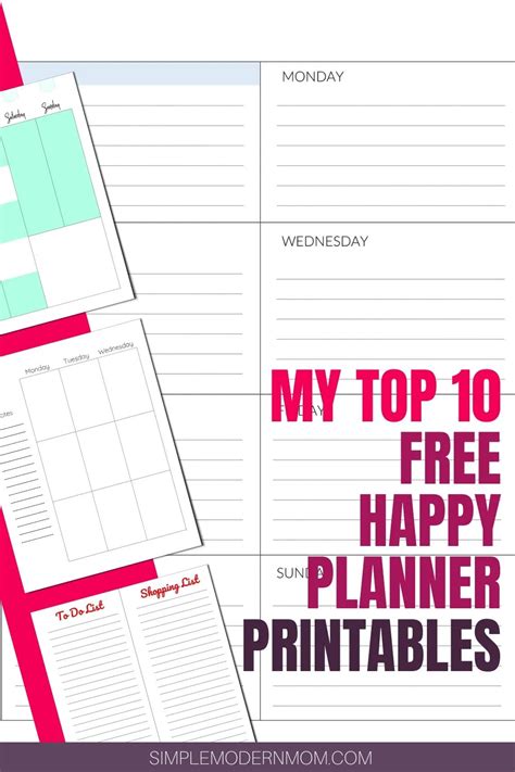 Happy Planner Printables Pages - Printable Word Searches