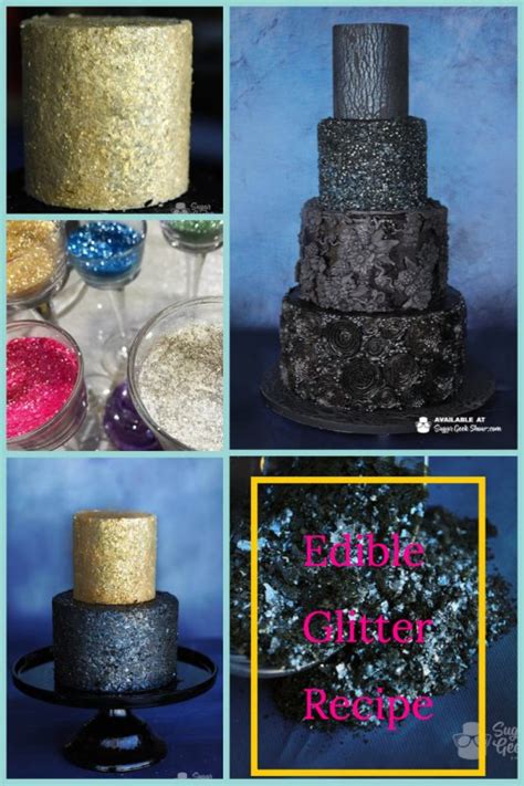 Edible Glitter Recipe + tutorial + video | Sugar Geek Show