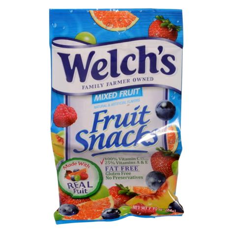 Welch's, Mixed Fruit Fruit Snacks 2.25 oz. (48 Count) - Walmart.com - Walmart.com