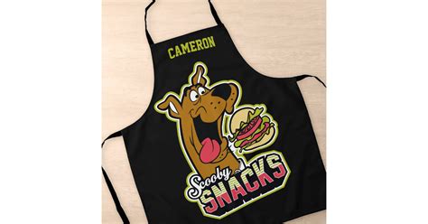 Scooby-Doo "Scooby Snacks" Logo Apron | Zazzle