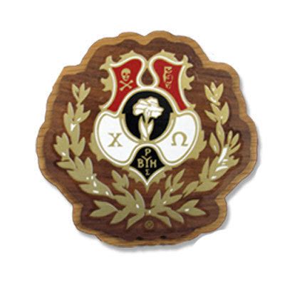 Chi Omega Large Wooden Crest - 503 - Limited Availability