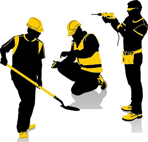 Laborer Silhouette Euclidean vector Construction worker - Site engineer png download - 1035*997 ...