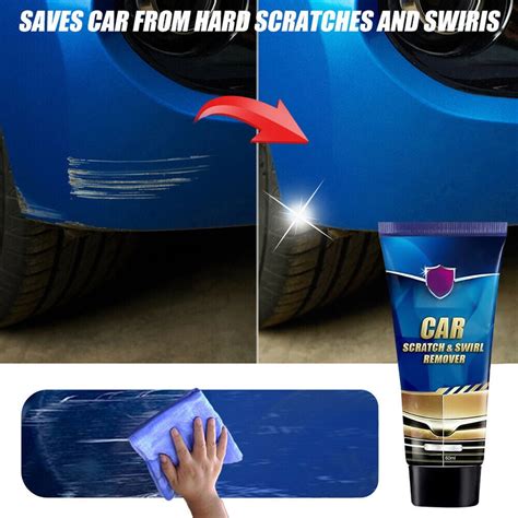 Car Scratch Remover, 1/2PC Car Scratch Repair Wax 60ml Remove Scratches Paint Car Body Care ...