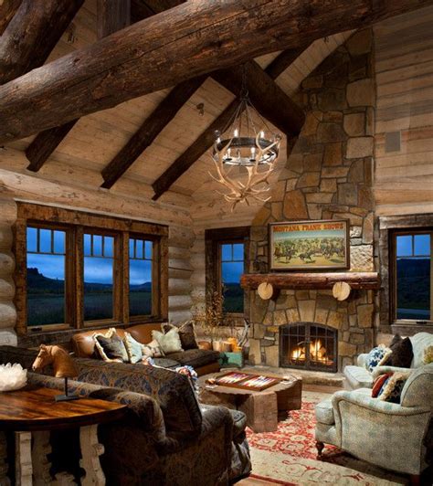 21 Rustic Log Cabin Interior Design Ideas | Rustikales haus, Rustikale inneneinrichtung, Ferienhaus