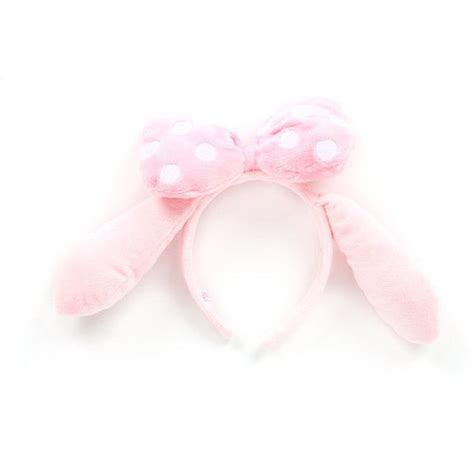 My Melody Headband Costume ($12) liked on Polyvore featuring costumes, white costumes, polka dot ...