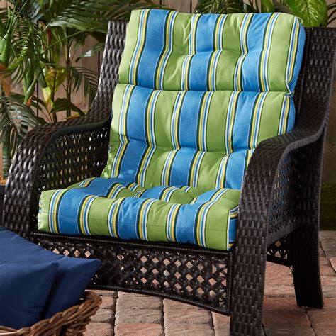 Outdoor Garden Furniture Seat Cushions - Ultimatepatio.com Small Replacement Outdoor Club Chair ...