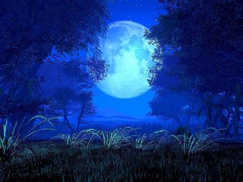 Blue Moonlight Wallpapers - 4k, HD Blue Moonlight Backgrounds on WallpaperBat