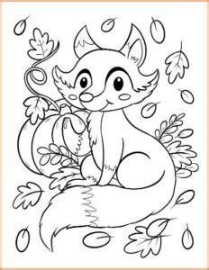 Free Printable Fall Coloring Pages for Kids | Mombrite