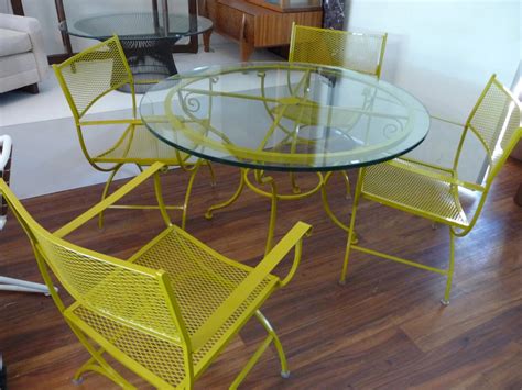 Glamorous Patio Set Mid Century Modern Outdoor Furniture Vintage Patio Chairs and Table – Haute ...